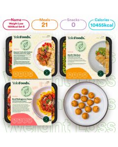 Weight Loss 1500 kcal (3 meals) Set B